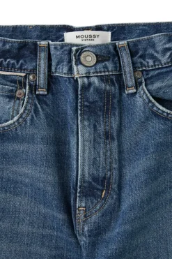 Moussy Denim Dunkirk Round Pants in^ Denim