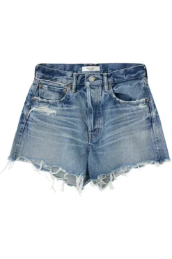 Moussy Denim Elam Shorts in^ Denim|Pants, Shorts, & Skirts