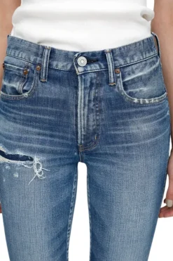 Moussy Denim Hammond Skinny High-Waisted Jean in^ Denim