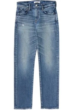 Moussy Denim Linden Slim Straight Jeans in^ Denim