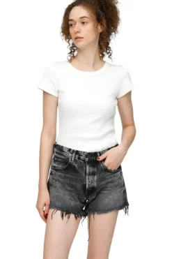 Moussy Denim Perrysburg Shorts in^ Denim|Pants, Shorts, & Skirts
