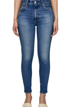 Moussy Denim Rhett Skinny High Rise Jeans in^ Denim