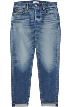 Moussy Denim Saddlebrook Tapered Jeans in^ Denim