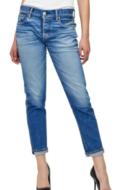 Moussy Denim Saddlebrook Tapered Jeans in^ Denim