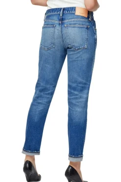 Moussy Denim Saddlebrook Tapered Jeans in^ Denim
