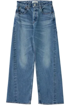 Moussy Denim Salisbury Wide Leg Jeans in^ Denim
