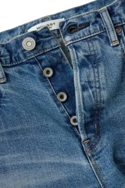 Moussy Denim Salisbury Wide Leg Jeans in^ Denim
