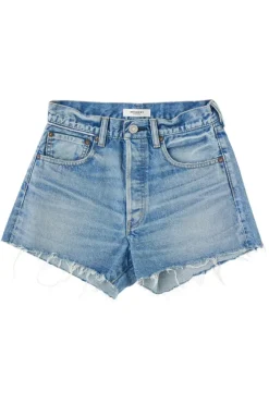 Moussy Denim Troppard Shorts in^ Denim|Pants, Shorts, & Skirts