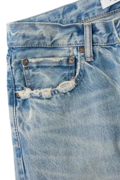 Moussy Denim Wildwood Straight Leg in^ Denim