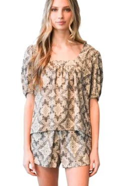 Never A Wallflower Square Neck Top in^ Tops