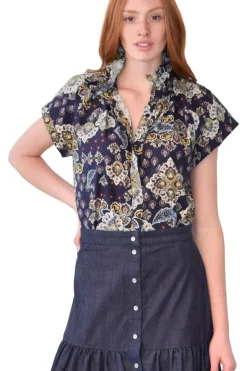 Never A Wallflower Vicki Button Down Top in^ Tops
