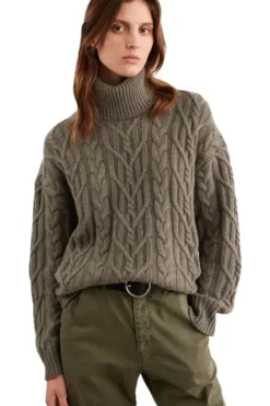 NILI LOTAN Gigi Sweater in Light Army Green^ Sweaters