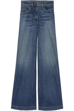 NILI LOTAN Rolland Jean in Summer Wash^ Denim