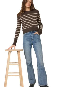 One Grey Day Blakely Striped Crewneck Sweater^ Sweaters