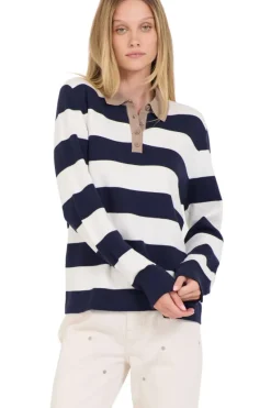 One Grey Day Palma Polo Sweater in^ Sweaters