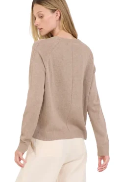 One Grey Day Sloan Linen V-neck Sweater in^ Sweaters