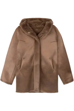 REPEAT Cashmere Faux Fur Coat in^ Blazers & Outerwear