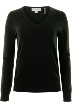 REPEAT Cashmere Fine Knit Vneck Cotton Pullover^ Sweaters