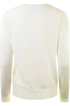 REPEAT Cashmere Fine Knit Vneck Cotton Pullover^ Sweaters