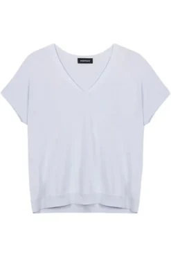 REPEAT Cashmere Fine Rib Knit Cashmere Blend Sweater in^ Sweaters