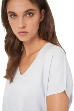REPEAT Cashmere Fine Rib Knit Cashmere Blend Sweater in^ Sweaters