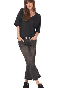 REPEAT Cashmere Linen V-neck Sweater in^ Sweaters
