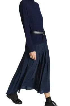 Saint Art Lakelyn Pleated Midi Skirt in^ Pants, Shorts, & Skirts