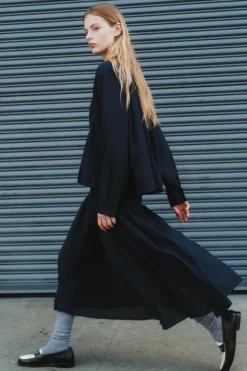Saint Art Lakelyn Pleated Midi Skirt in^ Pants, Shorts, & Skirts