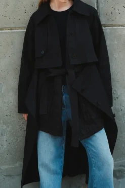 Saint Art London Convertible Trench Coat in^ Blazers & Outerwear