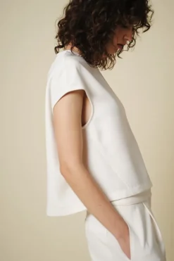 Saint Art Soraya Cap Sleeve Top in^ Tops