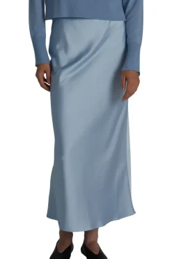 Saint Art Talia Charmeuse Maxi Skirt in^ Pants, Shorts, & Skirts