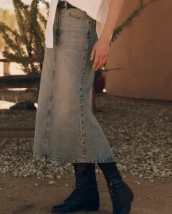 The Great Column Skirt in Monterey Wash^ Pants, Shorts, & Skirts