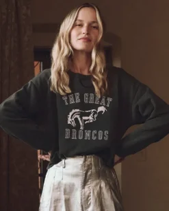 The Great League Sweatshirt in with Bucking Bronco Graphic^ Tops