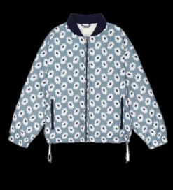 The Great Reversible Ultra Light Down Puffer in Falling Daisy - Cream^ Blazers & Outerwear