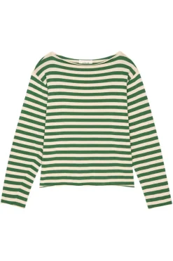The Great Sailor Sweater in Dill Stripe^ Sweaters