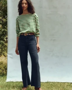 The Great Sailor Sweater in Dill Stripe^ Sweaters