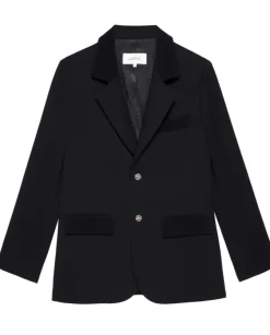 The Great Velvet Trimmed Smoking Jacket in^ Blazers & Outerwear