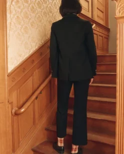 The Great Velvet Trimmed Smoking Jacket in^ Blazers & Outerwear