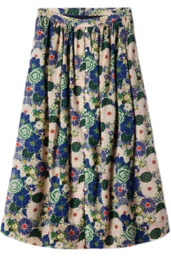 Trovata Birds of Paradis Lisette Skirt in Floral^ Pants, Shorts, & Skirts