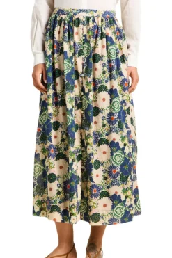 Trovata Birds of Paradis Lisette Skirt in Floral^ Pants, Shorts, & Skirts