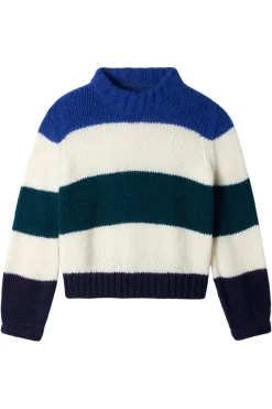 Trovata Birds of Paradis Susan Sweater in Antique White with Multi Stripes^ Sweaters