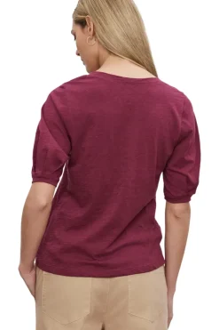 VELVET Anabelle Cotton Slub Tee in^ Tops