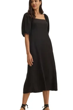 VELVET Brooke Woven Linen Dress in^ Dresses & Jumpsuits
