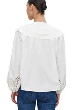 VELVET Carden Eyelet Blouse in^ Tops