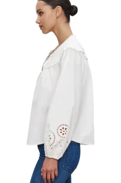 VELVET Carden Eyelet Blouse in^ Tops
