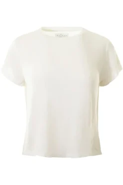 VELVET Casey Linen Short Sleeve Tee^ Tops