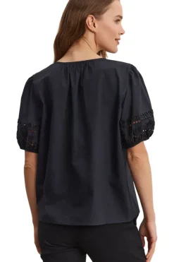 VELVET Martah Beaded Detail Top in^ Tops