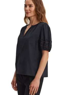 VELVET Martah Beaded Detail Top in^ Tops