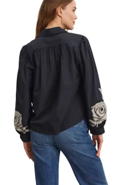 VELVET Martine Embroideried Top in^ Tops