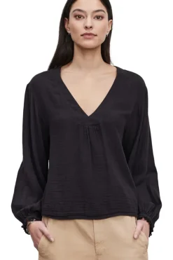 VELVET Naomi V-neck Top in^ Tops